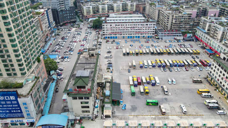 贵州贵阳城市风光航拍图 