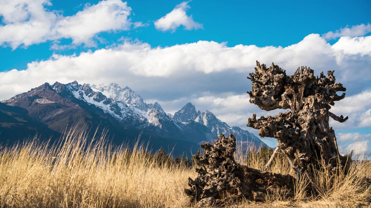丽江玉龙雪山延时摄影