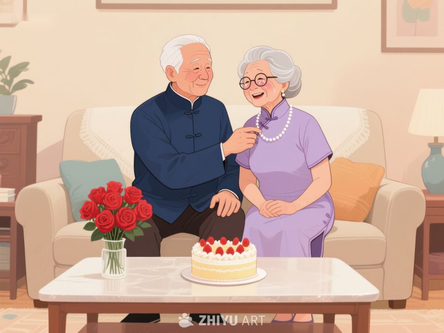 温馨时刻：老人共度生日 785
