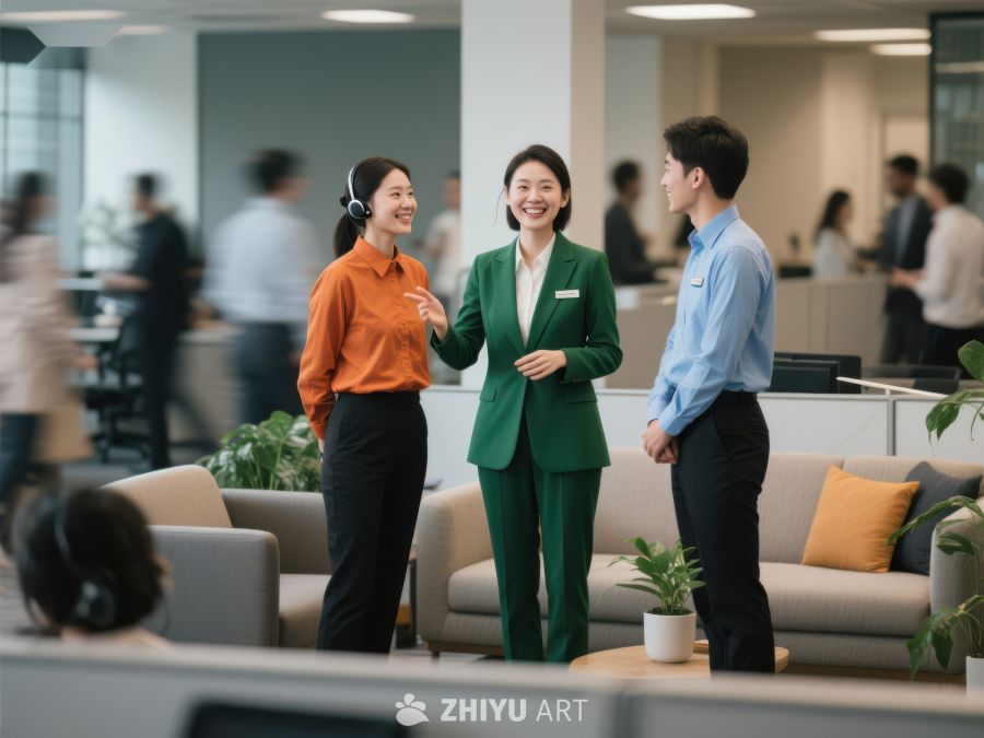 职场人士交流互动 450