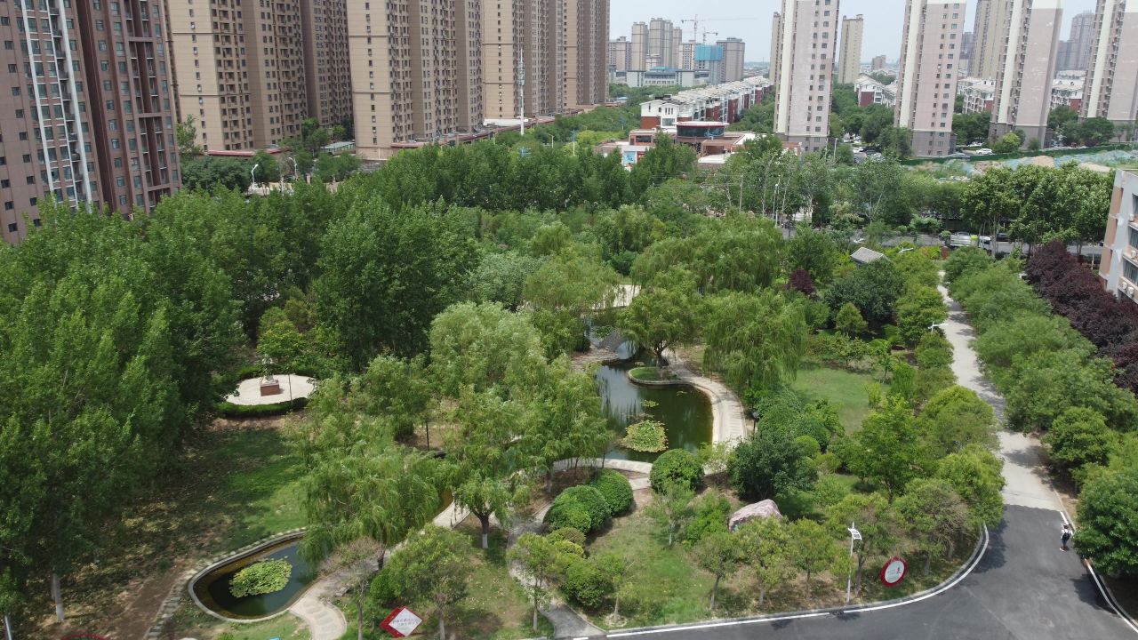 新乡一中南校区学校航拍 3