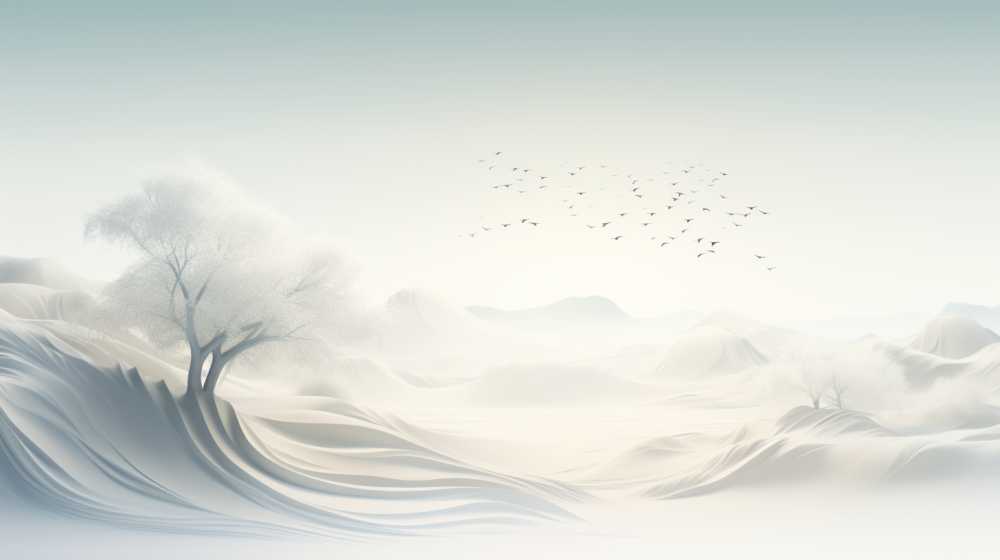 艺术浅白色唯美背景图99