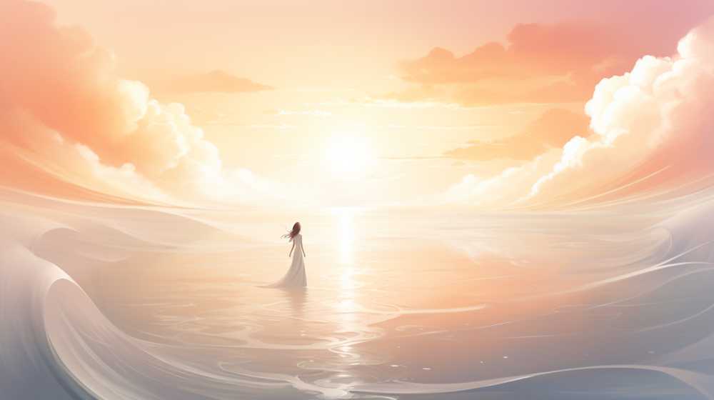 艺术浅白色唯美背景图99
