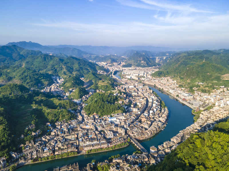贵州黔东南镇远古镇5A景区