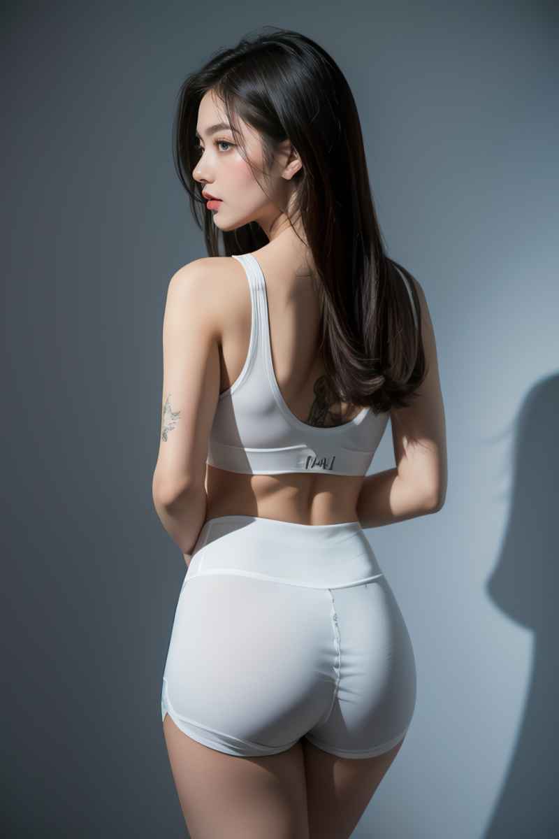 背影美女摄影图 103