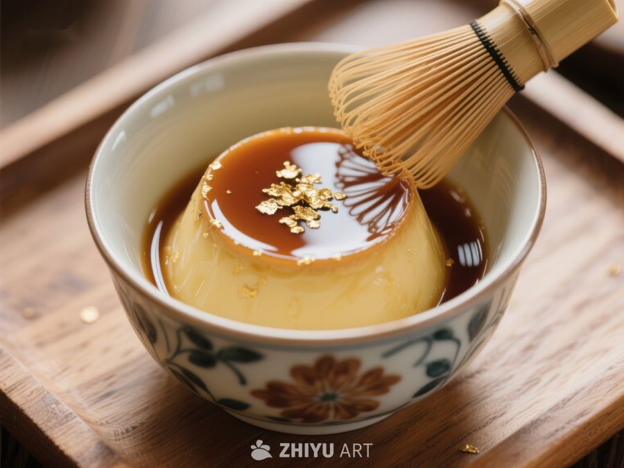 抹茶甜品与竹筅的静谧时光 148