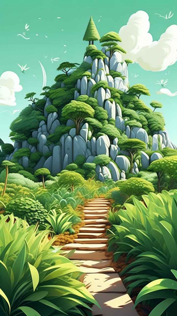 各种葡萄藤生长在一个平坦的风格 10
