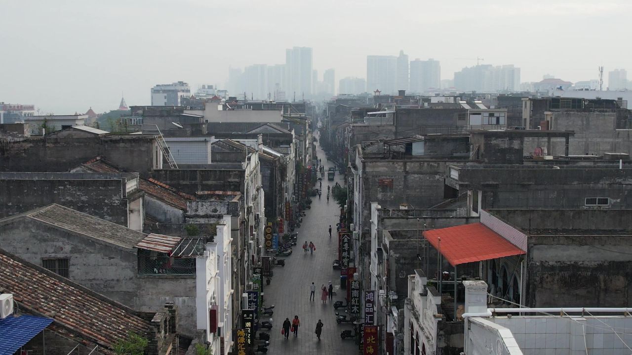  广西北海老城4A景区航拍