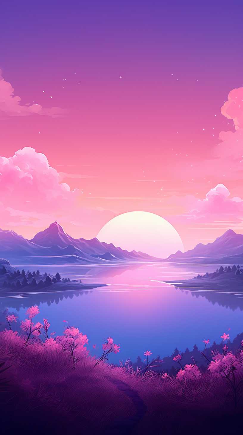 紫色背景艺术图