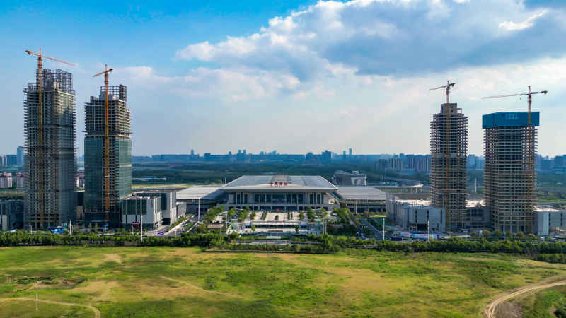 安徽合肥城市风光航拍图 11