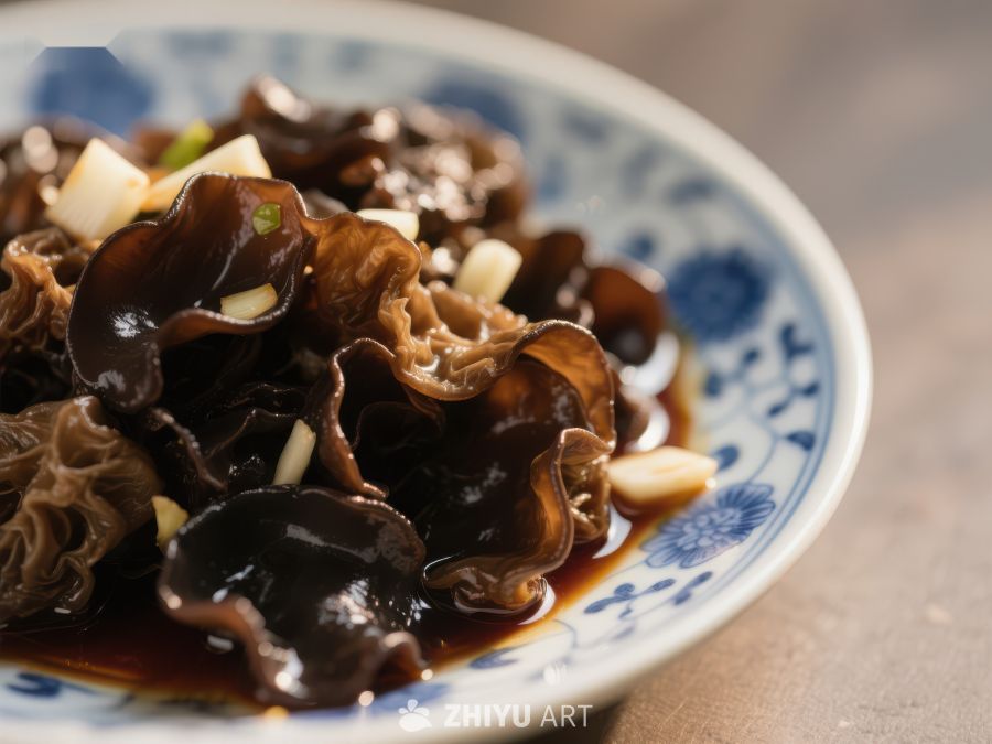 木耳拌蒜，中式凉菜 1043