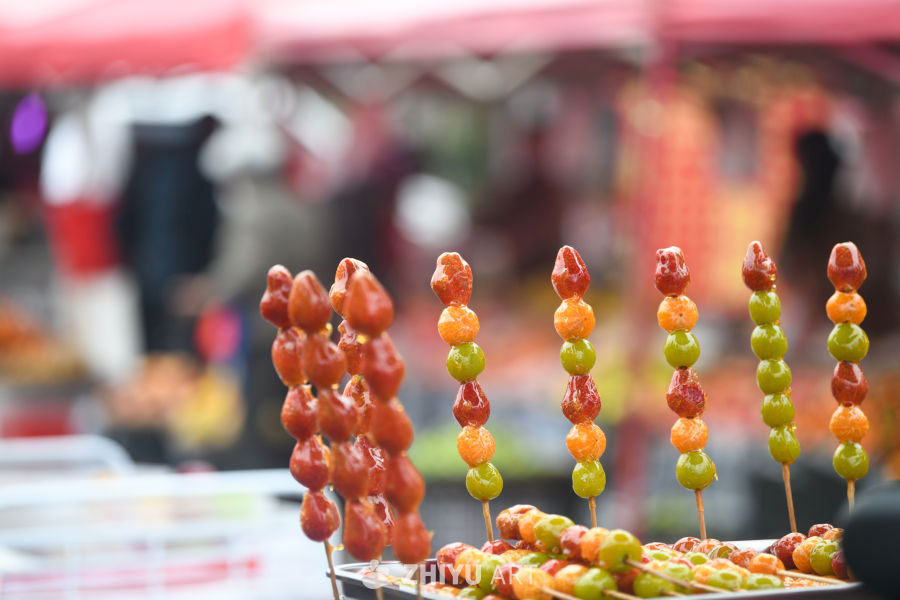 农村赶集 集市摆摊烟火气 1