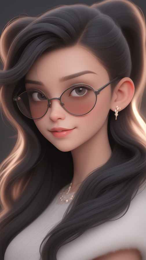立体感女孩头像