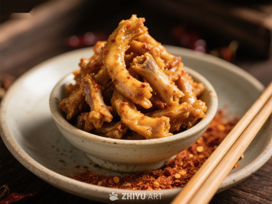 麻辣鸭爪，香辣诱人