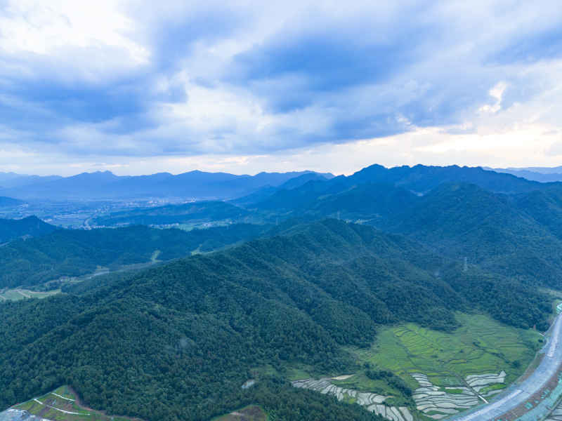 祖国壮丽河山航拍摄影图  