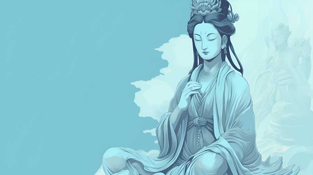 浅蓝色唯美背景图