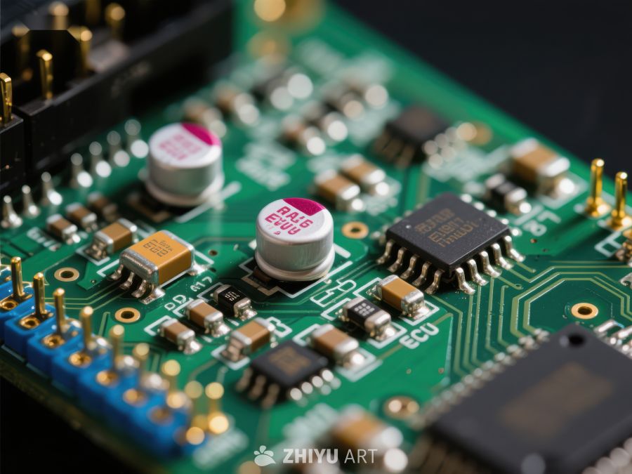 电路板上的微处理器与电子元件 30