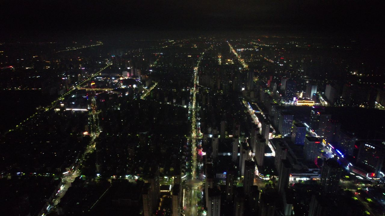 蚌埠城市夜景灯光 