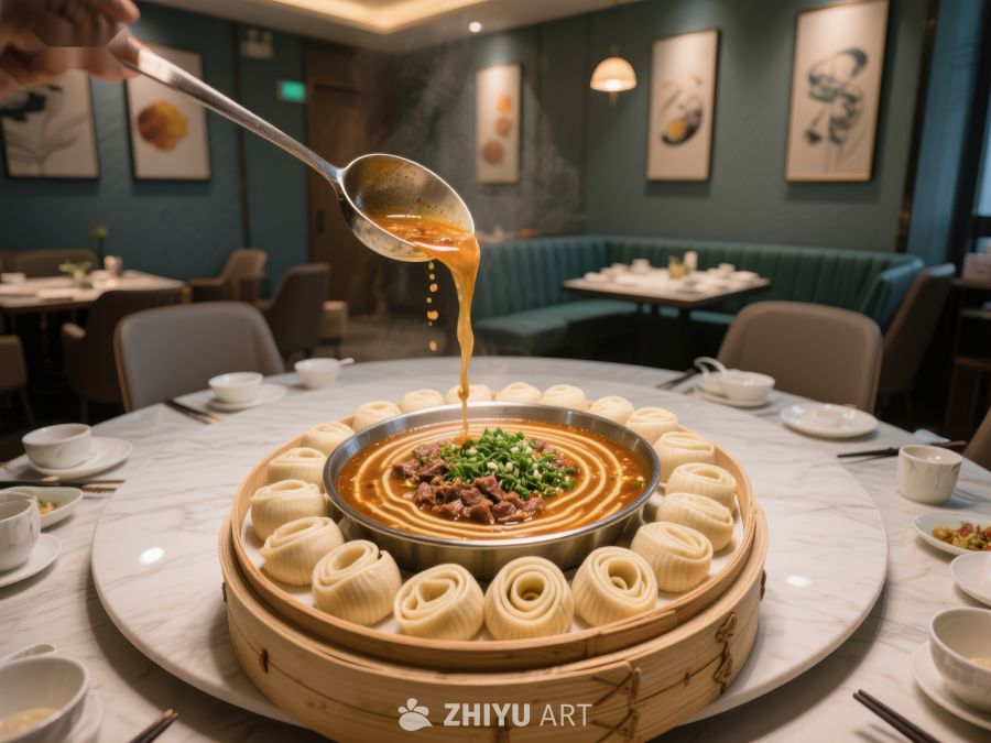 热汤浇灌的中式美食 628