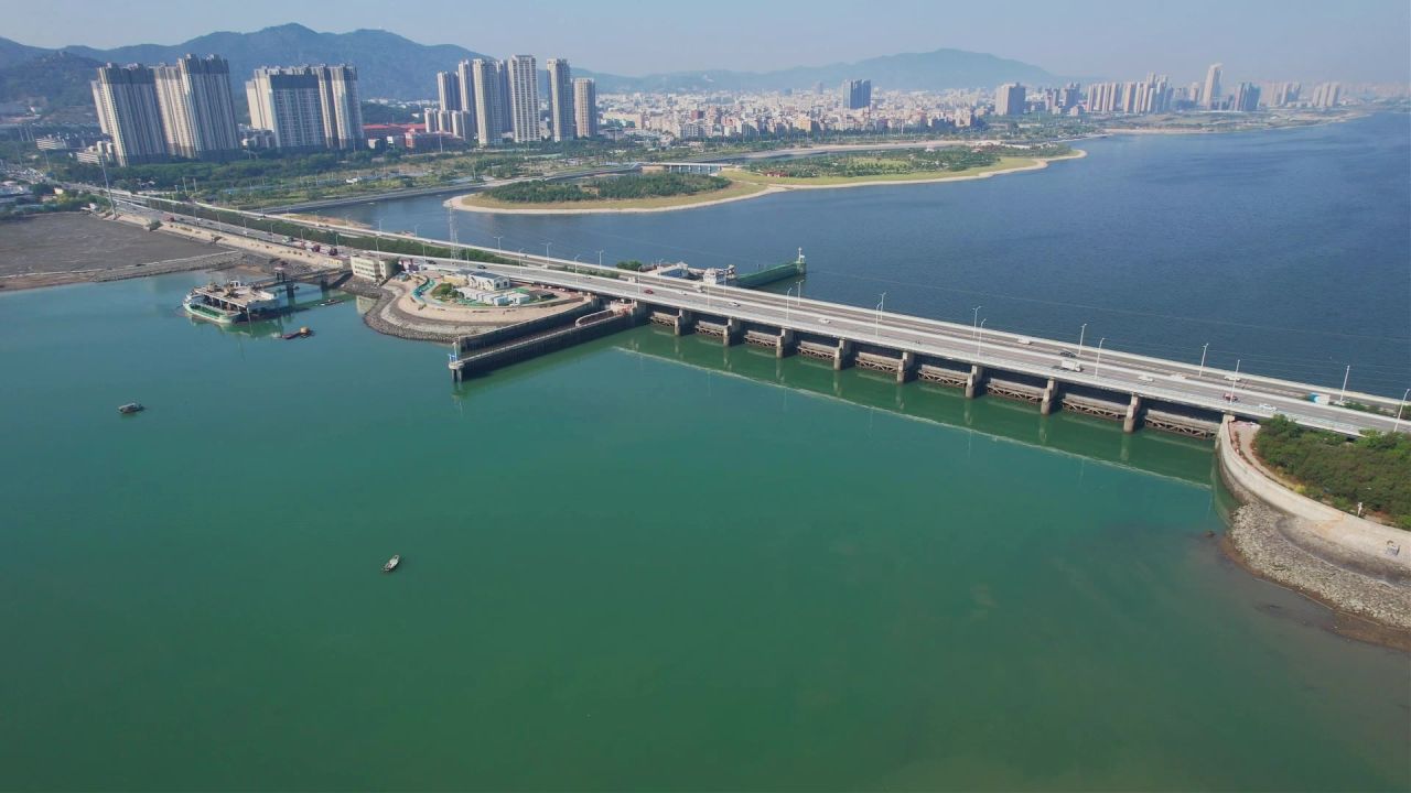 厦门航拍新阳大桥景观
