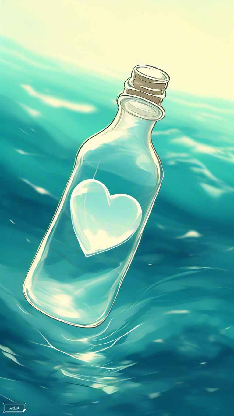 浅蓝色背景唯美治愈 1