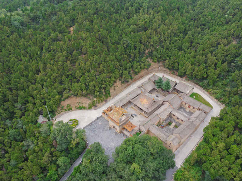航拍山西晋城古建风光 19
