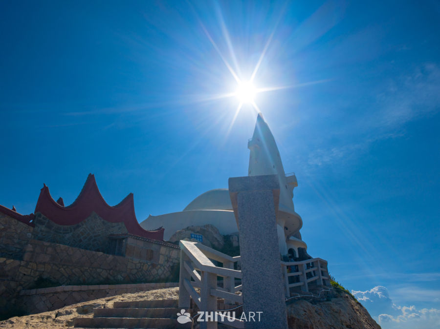 海滨阳光建筑美景