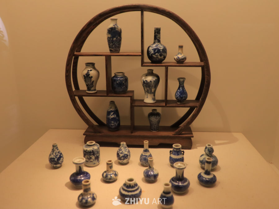 杭州博物馆古典青花瓷