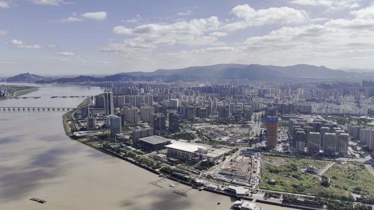 温州晴天城市航拍 23