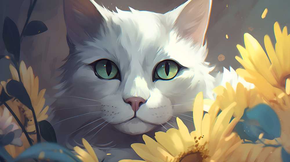 小花与猫嘟嘟