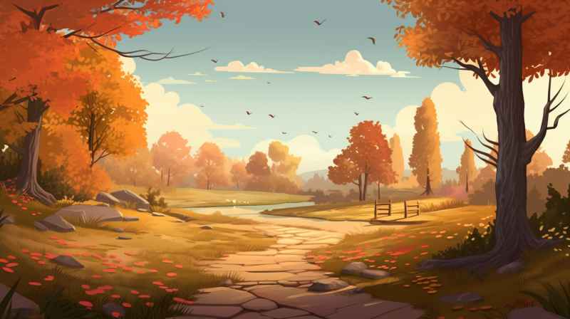 秋天背景