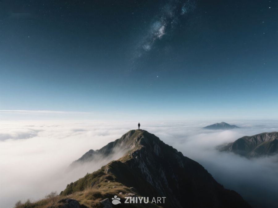 山顶之上，星河与云海 136