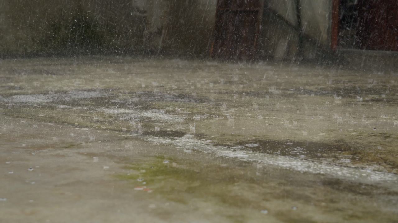 阴天下雨水滴雨滴天气 39