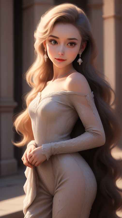 美女身材好看穿什么都好看