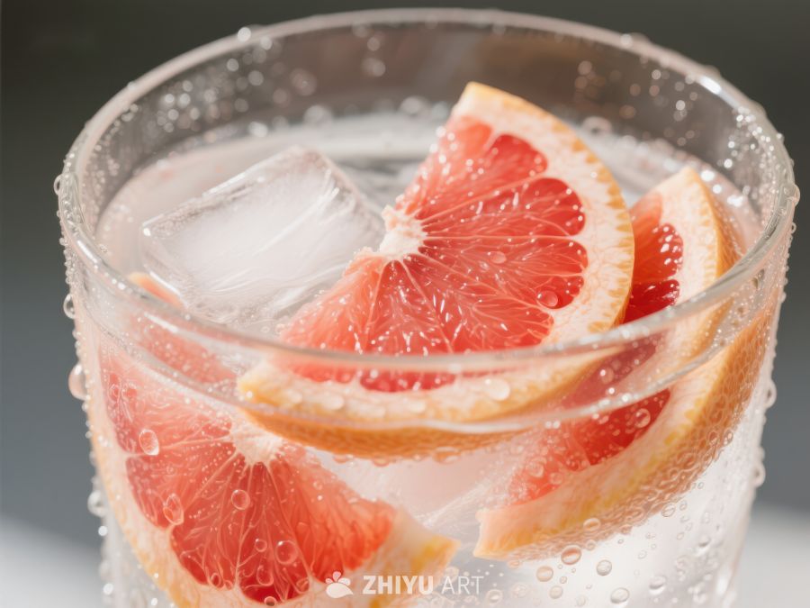 冰镇葡萄柚汽水特写 30