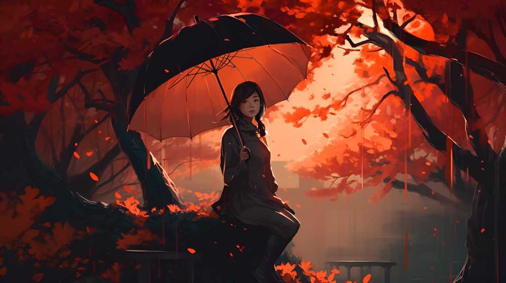 红叶秋色唯美