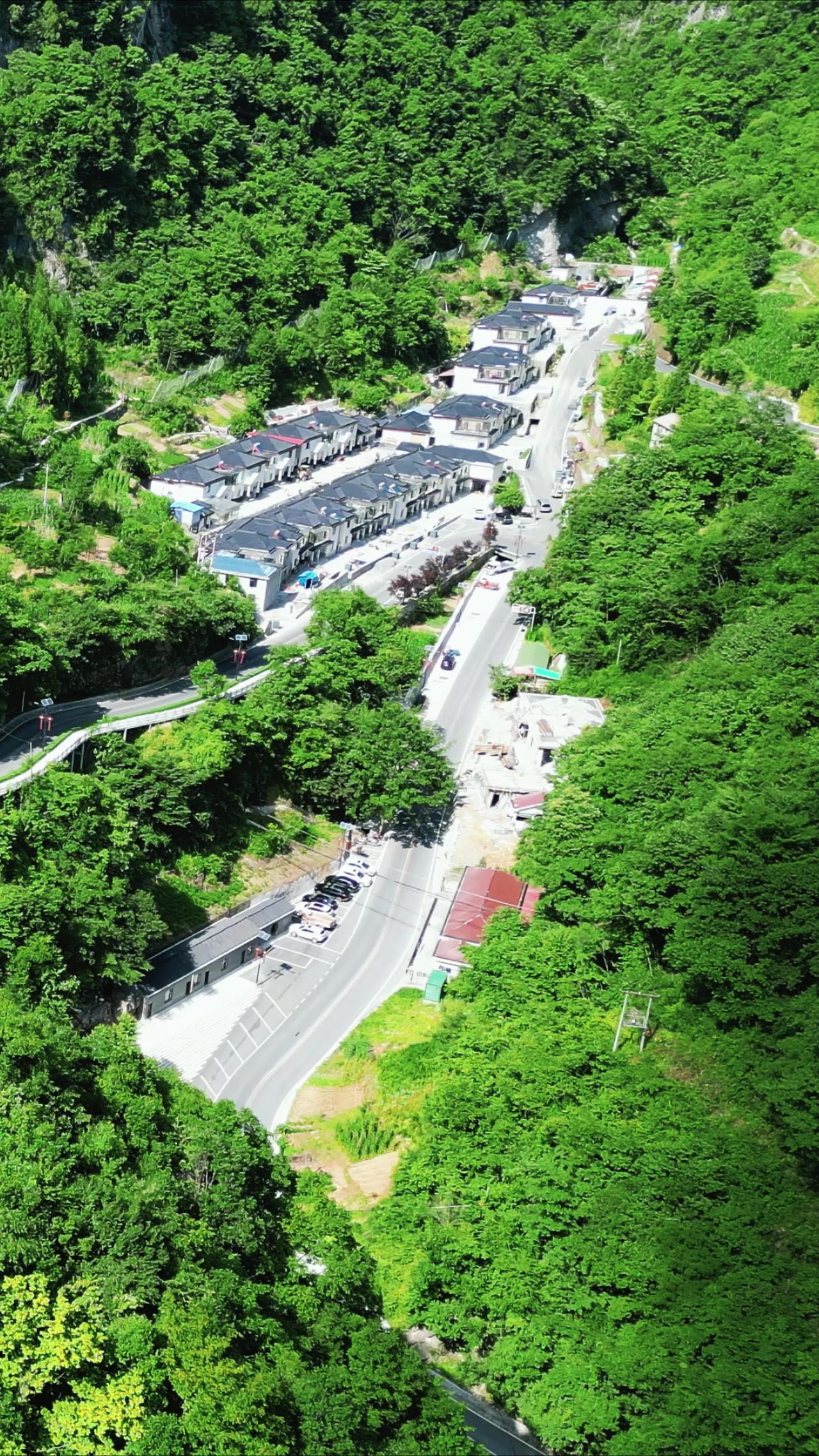  湖北襄阳尧治河4A景区景竖屏航拍