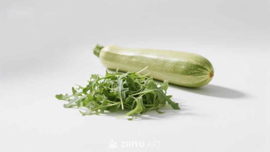 青瓜与芝麻菜的清新组合