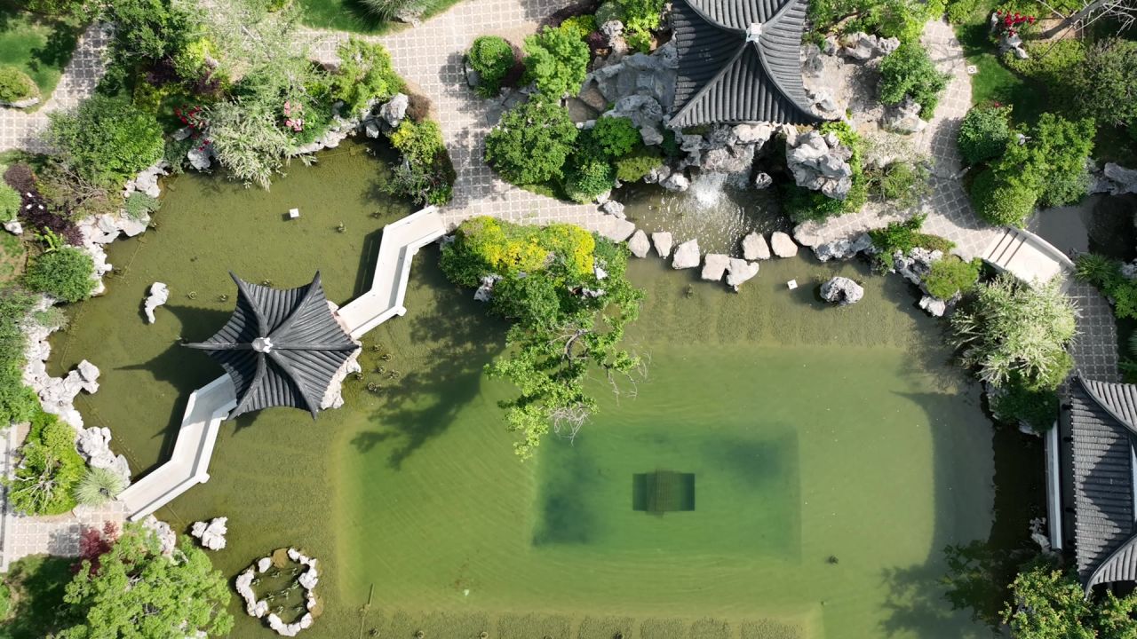 中式建筑航拍 1