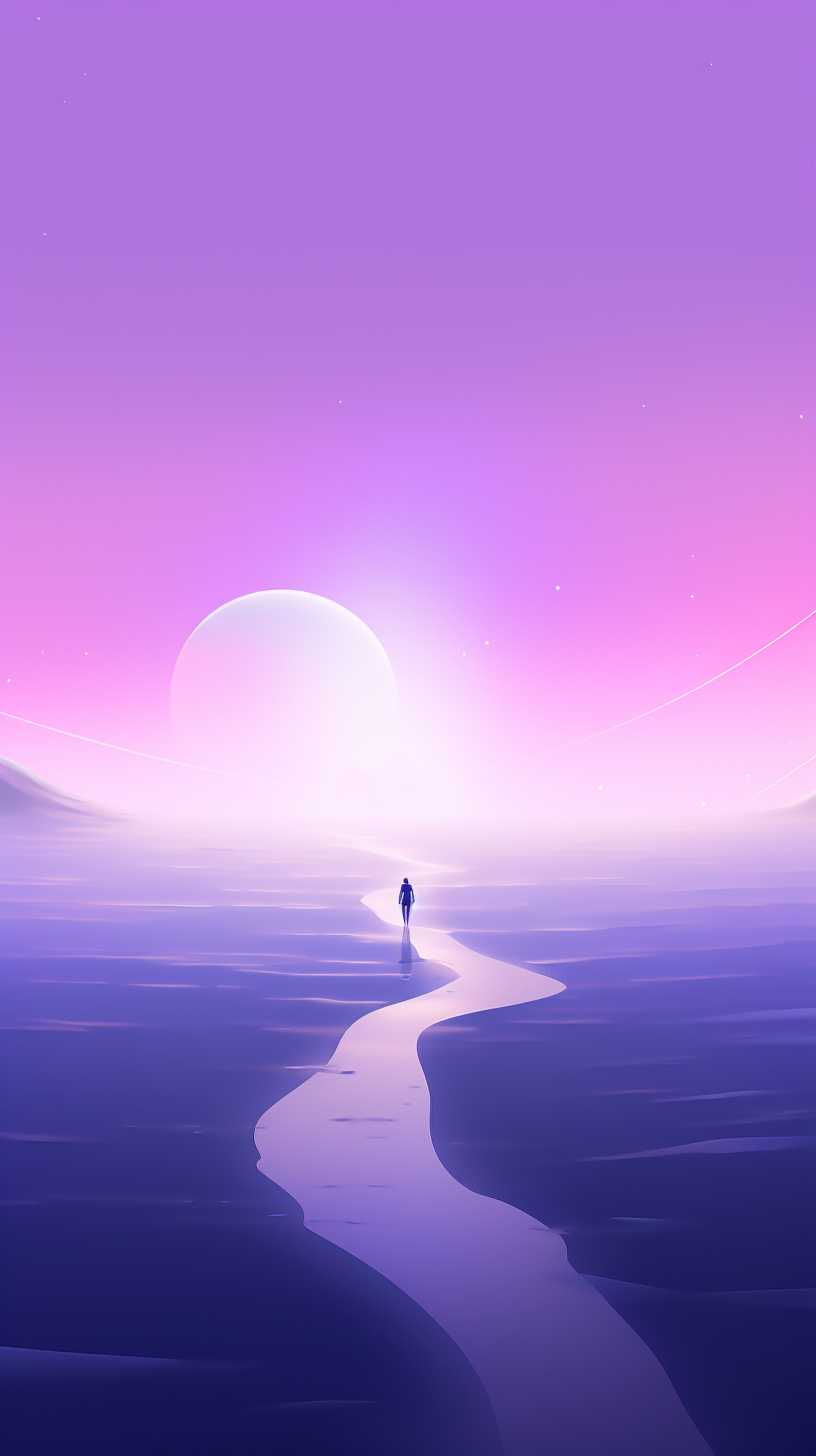 紫色唯美背景