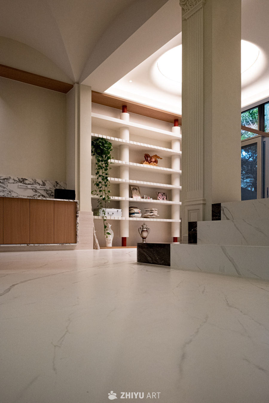 低饱和度低对比度的空间摄影