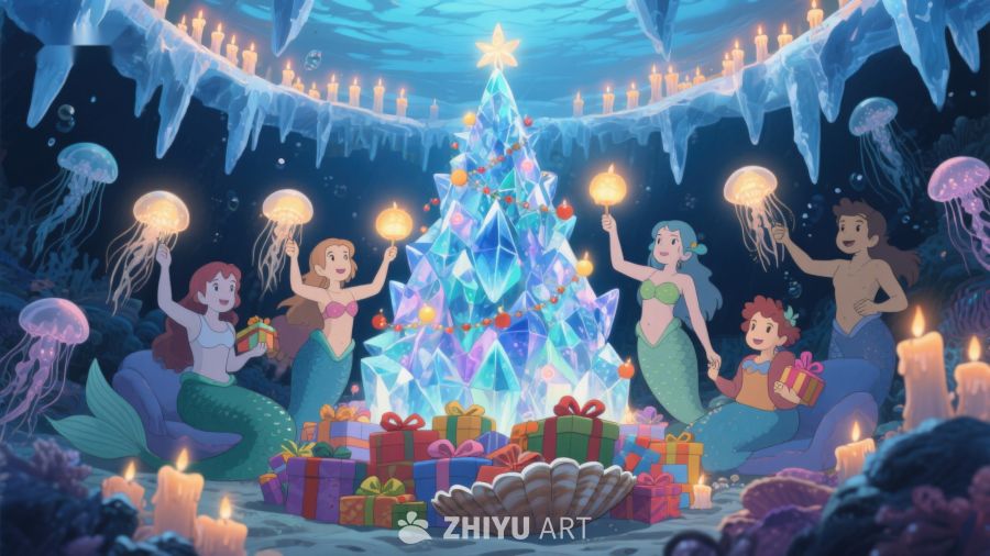 海底世界庆祝圣诞 136