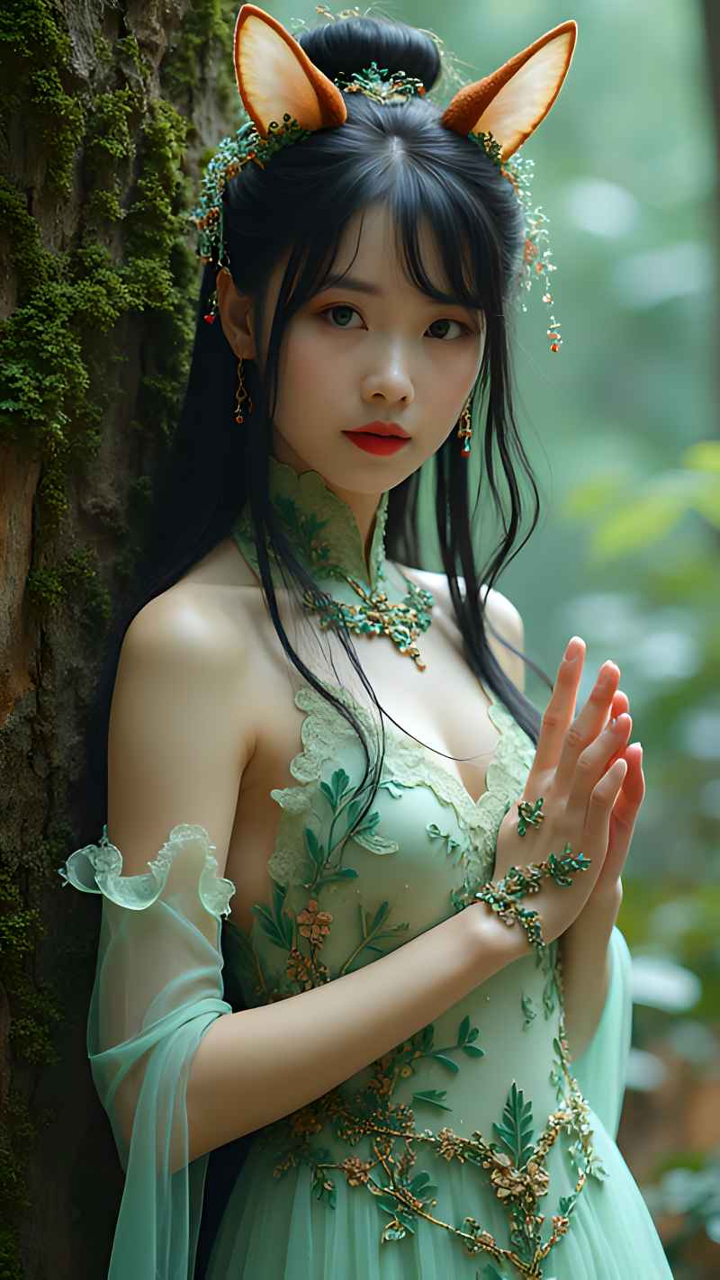 古风狐狸美女半人半妖 9