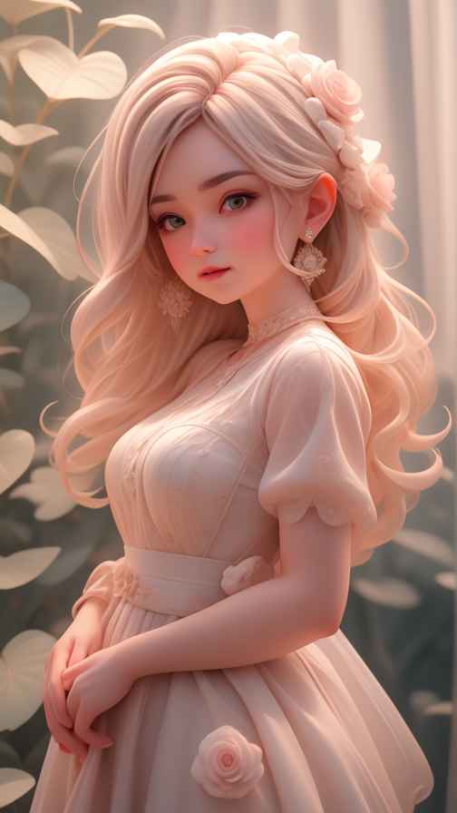 可爱治愈女孩