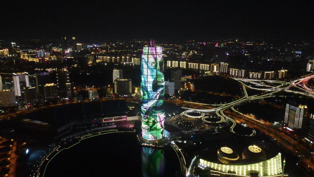 河南郑州城市地标建筑千禧广场