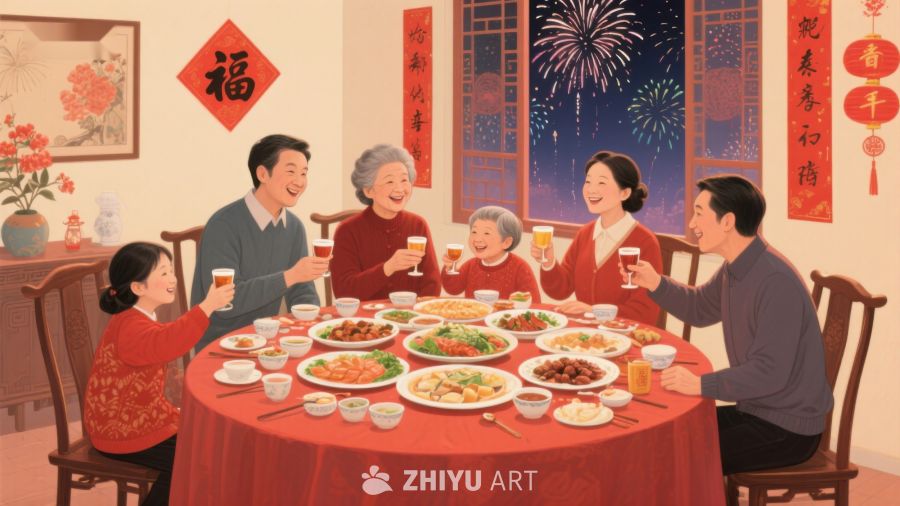 家庭团圆年夜饭 53