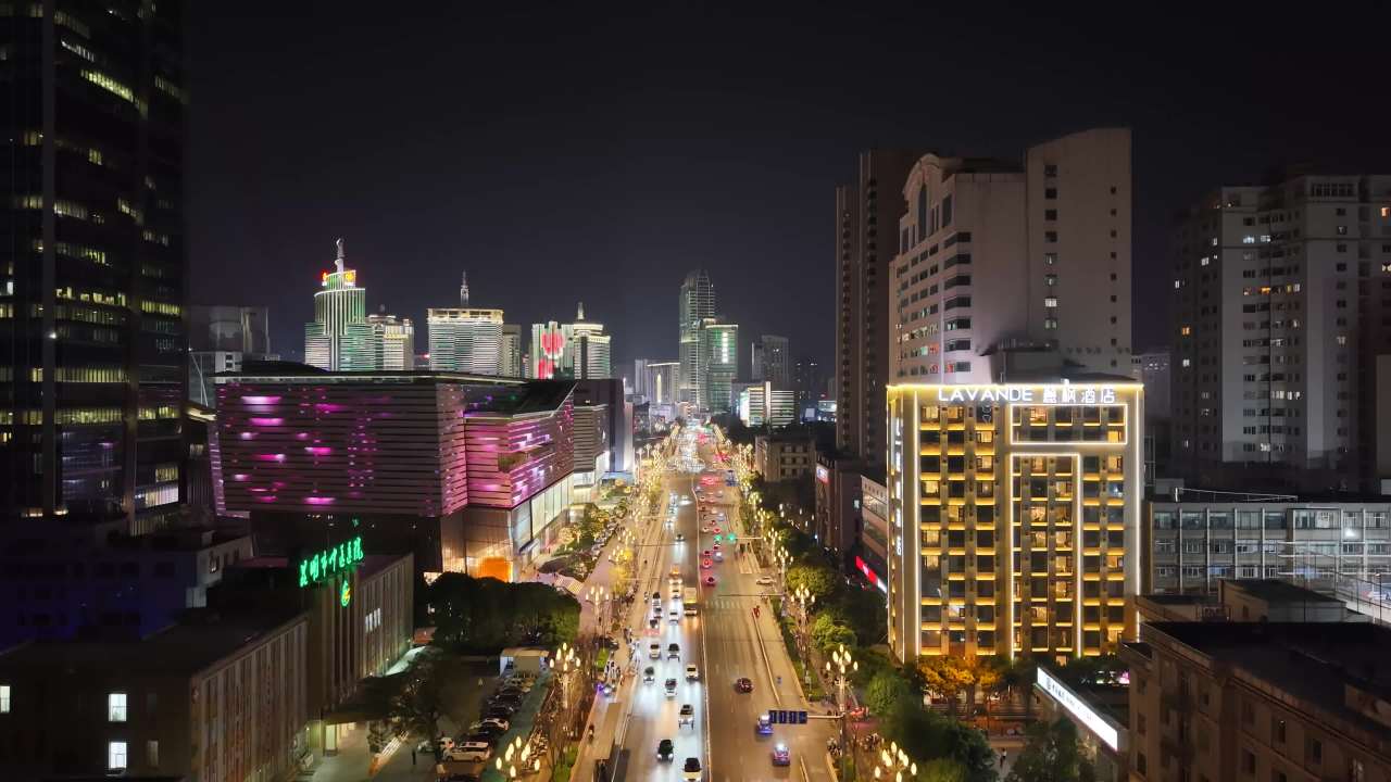 璀璨都市夜景