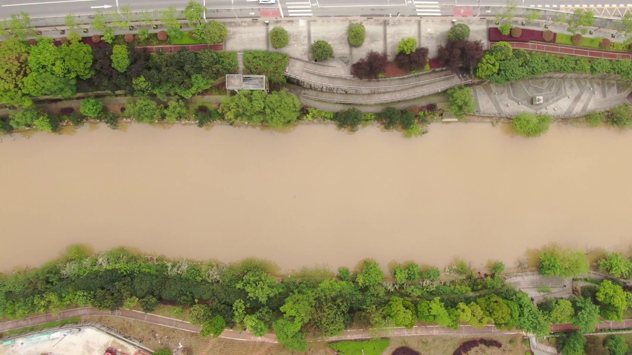 湖南 长沙 梅溪湖片区 航拍