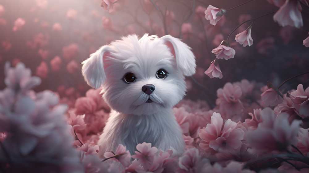 可爱狗狗小花1