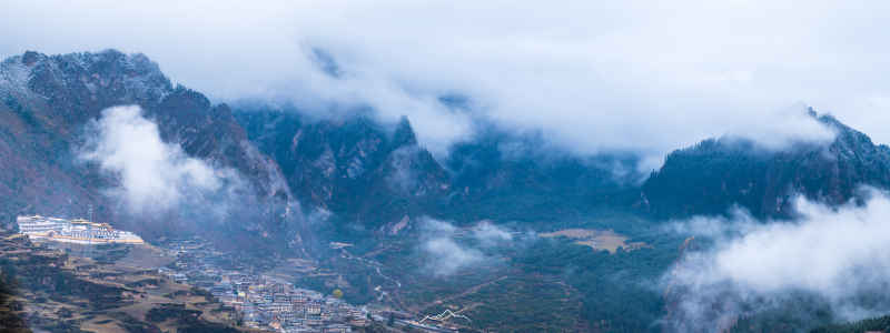 扎尕那云海